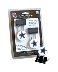 Gameday Greats  MyFanClip  Dallas Cowboys  Multi-Purpose Clip  Metal/Plastic  2 pk