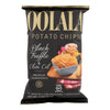 Oolala Potato Chips - Black Truffle and Olive Oil - Case of 9 - 5 oz.