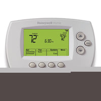 Honeywell White 24V Built-In Wi-Fi Heating & Cooling Push Buttons Programmable Thermostat