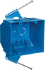 Carlon  3-3/4 in. Rectangle  PVC  2 gang Outlet Box  Blue