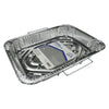 Home Plus Durable Foil 11-7/8 in. W x 16-5/8 in. L Roaster Pan Silver 1 pk (Pack of 12)