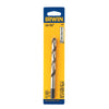 Irwin 13/32 in. X 5-1/4 in. L High Speed Steel Drill Bit Straight Shank 1 pc