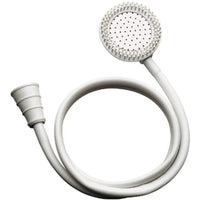 Plumb Craft Waxman White Easy-to-Use Bathtub Fingered Shower Spray Hose 5 ft.