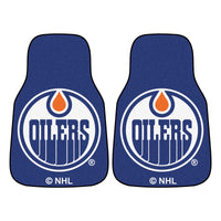 NHL - Edmonton Oilers Carpet Car Mat Set - 2 Pieces