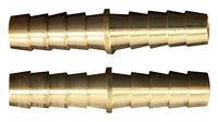 Hose Mender Fitting, Brass, 3/8-In., 2-Pk.