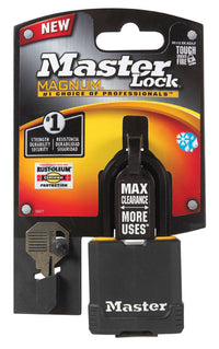 Master Lock 1-7/8 in. H x 1-3/16 in. W x 1-3/4 in. L Vinyl Covered Dual Ball Bearing Locking Padlock