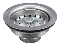 Keeney 3 1/2 in. Chrome Stainless Steel Sink Strainer