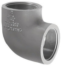 Charlotte Pipe Schedule 80 1-1/2 in. FPT X 1-1/2 in. D FPT PVC 90 Degree Elbow 1 pk