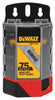 DeWalt Steel Heavy Duty Utility Blade 2-1/2 in. L 75 pk