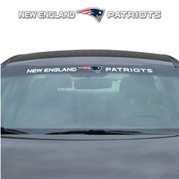 NFL - New England Patriots Sun Stripe Windshield Decal 3.25 in. x 34 in.