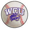 Western Carolina University Baseball Rug - 27in. Diameter