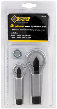 Steel Grip 1/2 in. Steel Nut Splitter Set 4-1/2 in. 2 pc