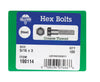 Hillman 5/16 in. D X 3 in. L Zinc Plated Steel Hex Bolt 100 pk