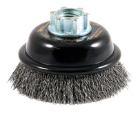 Forney 3 in. D X 5/8 in. Coarse Steel Crimped Wire Cup Brush 13000 rpm 1 pc