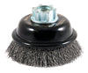 Forney 3 in. D X 5/8 in. Coarse Steel Crimped Wire Cup Brush 13000 rpm 1 pc