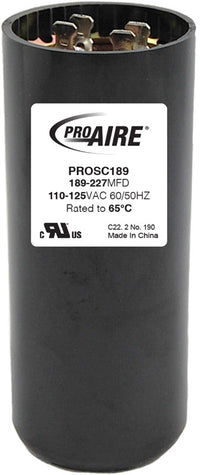 Perfect Aire ProAire 189-227 MFD 125 V Round Start Capacitor