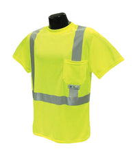 Radians Radwear Reflective Hi-Viz Safety Tee Shirt Fluorescent Green XL