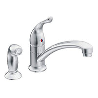 MOEN KTCHN FAUCET W/SPRAY CHR