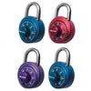 Master Lock 2 in. H x 7/8 in. W x 1-7/8 in. L Steel 3-Digit Combination Padlock 1 pk (Pack of 4)