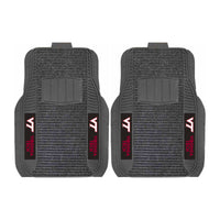 Virginia Tech 2 Piece Deluxe Car Mat Set