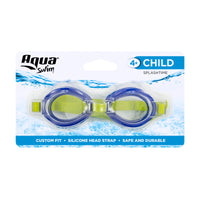 Aqua Assorted PVC Junior Swim Goggles