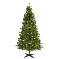 Celebrations 7 ft. Slim LED 400 lights Pine Christmas Tree