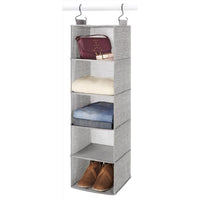 Whitmor 35 in. H X 10 in. W X 10.75 in. L Fabric Closet Organizer