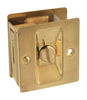 National Hardware Polished Brass Gold Brass Pocket Door Latch 1 pk