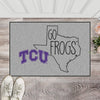 Texas Christian University Southern Style Rug - 19in. x 30in.