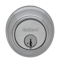 Kwikset SmartKey Satin Chrome Metal Deadbolt