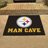 NFL - Pittsburgh Steelers Man Cave Rug - 34 in. x 42.5 in.