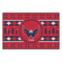 NHL - Washington Capitals Holiday Sweater Rug - 19in. x 30in.