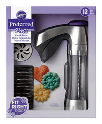 Wilton Preferred Press Cookie Press Silver 1 pc