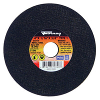 Forney 4 in. D X 5/8 in. Aluminum Oxide Metal Cut-Off Wheel 1 pc