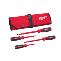 Milwaukee Slotted/Square 1000V Insulated Screwdriver Set 4 Tool