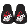 University of Georgia Black Old Bulldog Carpet Car Mat Set - 2 Pieces