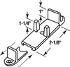 Prime-Line Matte White Nylon Door Guide 2 pc