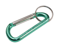 Hillman Aluminum Multicolored Carabiner Clip Hook Key Chain (Pack of 36).