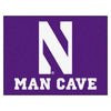 Northwestern University Man Cave Rug - 34 in. x 42.5 in.