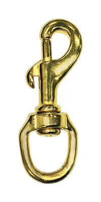 Baron 1-1/4 in. D X 4-7/8 in. L Polished Bronze Bolt Snap 38 lb