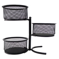 Jensen 6 in. L X 6 in. W X 4 in. H Black Storage Basket