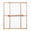 North States Gray 32 in. H X 29-1/2-50 in. W Wood Wire Mesh Gate