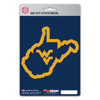 West Virginia University Team State Decal Sticker