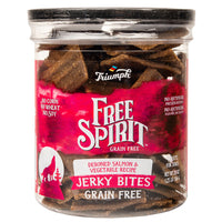 Dog Treats, Grain-Free, Salmon & Sweet Potato Jerky, 20-oz.