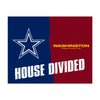 NFL House Divided - Cowboys / Redskins House Divided Rug