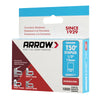 Arrow Fastener 1/2 in. L x 3/8 in. W Stainless Steel Flat Crown Heavy Duty Staples 18 Ga. (Pack of 5)