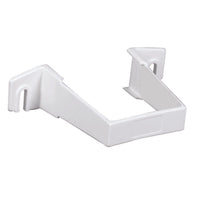 Amerimax 3.3 in. H x 1 in. W x 4.3 in. L White Vinyl Downspout Bracket