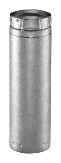 DuraVent PelletVent 3 in. Dia. x 12 in. L Stainless Steel Double Wall Stove Pipe (Pack of 2)