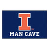 University of Illinois Man Cave Rug - 5ft. x 8 ft.