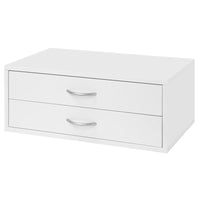 Organized Living White Drawer 9.5 in. H X 24 in. W X 14 in. D